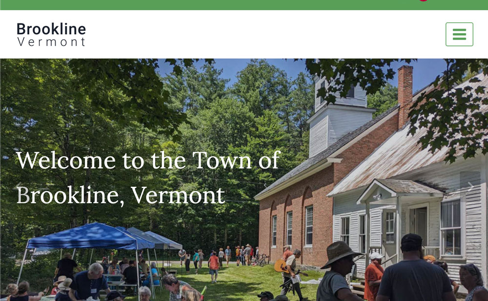 Web Design Town of Brookline Vermont