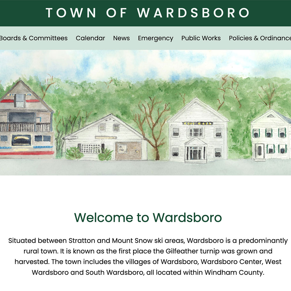 Town of Wardsboro Web Design